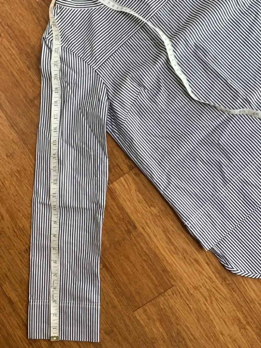 JCrew Funnel Neck Striped Shirt - Picture 8 of 8